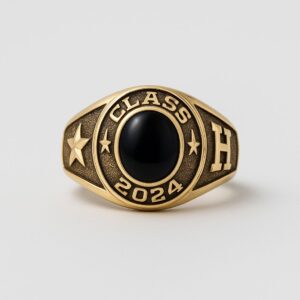 Custom Class Ring — 10K Yellow Gold